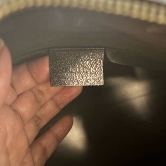 Gucci Brown Monogram Canvas Handbag - Picture 9 of 16
